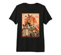 Kaiju Easter Bunny Tokyo Funny Egg Hunt Japanese Vibe Premium T-Shirt