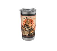 Kaiju Easter Bunny Tokyo Funny Egg Hunt Japanese Vibe Stainless Steel Insulated Tumbler