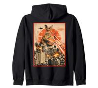 Kaiju Easter Bunny Tokyo Funny Egg Hunt Japanese Vibe Zip Hoodie