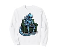 Kaiju Monster Playing Video Games Aliens Gaming Boys Gamer Sweatshirt