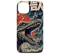 Kaiju Storm Wave Sea Monster Vintage Japanese Graphic Case for iPhone 13