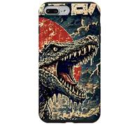 Kaiju Storm Wave Sea Monster Vintage Japanese Graphic Case for iPhone 7 Plus/8 Plus