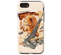 Kaijussant Croissant Monsters Horror Movie Japanese Kaiju Case for iPhone SE (2020) / 7 / 8