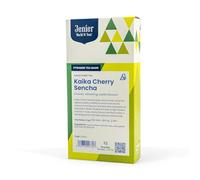 Kaika Cherry Sencha Green Tea -15 Biodegradable Pyramid Tea Bags