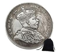 KaiKBax 1904 Edward VII Queen Old Coins- Europe Coins UK Old Coins World Coins- Uncirculated Nickel Commemorative British Coin UK Coins Gift Bag