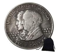 KaiKBax 1921 Alabama Liberty Half-Dollar Nickel Old Coin- American Commemorative US Old Coins- Uncirculated Morgan Dollar Coin for Friends Gift Bag