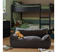 Kaikoo Kids Double Chair Bean Bag - Charcoal