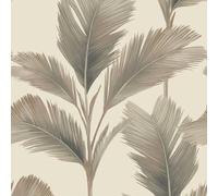 Kailani Leaf Wallpaper Belgravia Cream One Size
