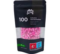 KAiLAR Cellulose Activated Carbon Filters Pink Pack of 250 (100)