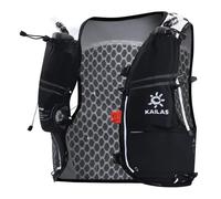 KAILAS FUGA AIR 5L Running Vest Hydration Backpack Hydration Vest Water Backpack Lightweight with Two TPU Water Bladders for Women Men Trail Cycling Hiking Black L