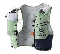 KAILAS FUGA AIR 8 IV Running Hydration Vest Lightweight with 2 TPU Water Bubbles for Women Men Trail Running Cycling Hiking Fig Green L