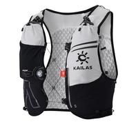 KAILAS FUGA AIR 8L Running Vest Hydration Backpack Hydration Vest Water Backpack Lightweight with Two TPU Water Bladders for Women Men Trail Cycling Hiking Black and White S