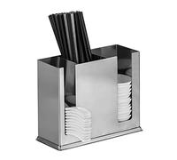 kaileyouxiangongsi Stainless Steel Hanging 3 Compartments Mesh Utensil Drying Rack/Chopsticks/Spoon/Fork/Knife Drainer Basket Flatware Storage Drainer