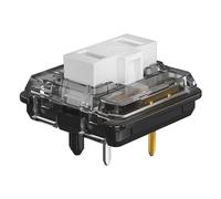 Kailh 1350 Chocolate White Low Profile Mechanical Keyboard Switches,Clicky RGB/SMD Switch(10pcs,Choc White)