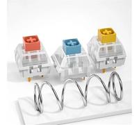 KAILH Box Heavy Dark Yellow | Burnt Orange| Pale Blue Switch for DIY Mechanical Keyboard 3Pins Compatible SMD RGB Switches (30pcs Dark Yellow)
