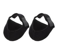 KAILIKETIY 1 Pair Breathable Silicone Heel Cushion Protectors Holes Elastic and Flexible Heel Covers for Casual Shoes and Boots Black for Shock Absorption and Anti-Slip Comfort