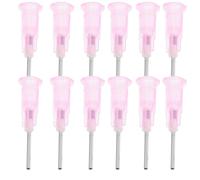 KAILIKETIY 100Pcs 18G Stainless Steel Blunt Tip Threaded Dispensing Needles for Industrial Precision Filling and Ink Refilling with Screw Connector