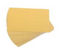 KAILIKETIY 100pcs Lightweight Aluminum Metal Business Card Blanks for Laser Engraving Standard Metal Plates Pack for DIY Name Printing Compact and Office Card Materials