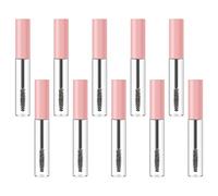 KAILIKETIY 10ml Empty Mascara Tube Set 10pcs Refillable Eyelash Cream Containers DIY Lip Gloss Applicators for Makeup Travel-Friendly