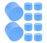 KAILIKETIY 10Pcs Ant Farm Test Tube Sponge Plugs for Moisture Control, 15Mm Diameter Water-Blocking Nest Plugs with Feeding Habitat Accessories for Farming Supplies