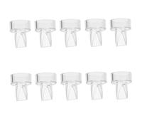 KAILIKETIY 10pcs Breast Pump Duckbill Valves for Women Silicone Backflow Preventers Compatible Most Breast Pump Models 19mm Inner Diameter for Nursing Mothers