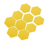 KAILIKETIY 10pcs Hexagon Felt Soundproofing Panels Multi-Function Acoustic Insulation Board for Walls Ceilings and Doors Flexible and Impact Resistant Sound Absorption Tiles