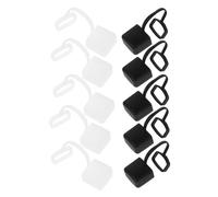 KAILIKETIY 10pcs Kazoo Silicone Protective Transparent Black Silicone Material Lightweight Portable Full for Kazoo Enthusiasts Fit for Daily Use