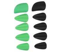 KAILIKETIY 10pcs Pipa Nails Finger Guards Set Adult Boys and Girls Learning Playing Stringed Instruments Accessories Fake Nails Covers Guzheng Thumb Pick Zither Playing Supplies