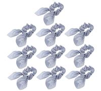 KAILIKETIY 10pcs Rabbit Ear Hair Ties Tassels Bow Hair Accessories for Women Colorful for Daily Use for Girls Styling