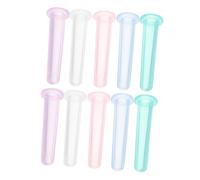 KAILIKETIY 10Pcs Silicone Facial Cupping Aging Vacuum Suction Cups for Wrinkle Reduction and Eye Massage for Neck and Face Relaxation