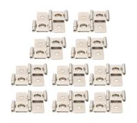 KAILIKETIY 10pcs Silver Iron Screen Hinge Double Acting Folding Hinge for Cabinets with Retro Style Design Multipurpose and Safe Door Hardware