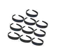 KAILIKETIY 10Pcs Wide Edge Hair Hoops DIY Headband Material Simple Hair Accessories for Chic Styles for Crafting and Personal Use