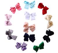 KAILIKETIY 12pcs Boys and Girls Bowknot Hair Accessories Mixed Bow Hairpin for Girls Bobby Pin Hair Clips for Bow Decoration for Party Occasion