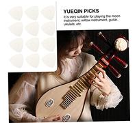 KAILIKETIY 12pcs Durable Liuqin Picks Non Slip Nylon Guitar Accessories for Enhanced Sound Quality Portable and Convenient for Da Ruan and Yueqin Players