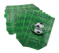 KAILIKETIY 12pcs Football Themed Non Woven Bags with Handles Party Favor Bags for Adults for Birthdays Celebrations and Souvenir Storage