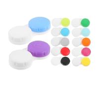 KAILIKETIY 12pcs Lens Case Small Containers Lids for Eye Contacts Lens Holder Makeup Organiser Box