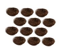 KAILIKETIY 12pcs Mini Artificial Bird Nests Natural Simulated Bird Sleeping Nest for Easter Garden Photography Props Home Office Decoration