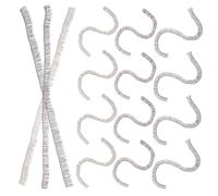 KAILIKETIY 15pcs Diy Doll False Eyelashes Set 0.8cm Simulated Eyelash Strips Multi-color Black Brown Tea for Craft Dolls Accessories Decoration