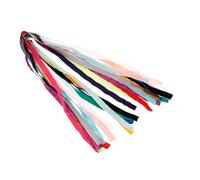 KAILIKETIY 15pcs Elasticated Lace Ribbon Colors Stretchy Elastic Bands Hair Bow Ribbon Elastic Spool Hair Accessories for Women Girls