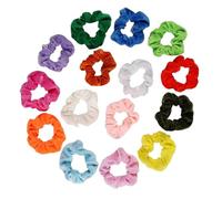 KAILIKETIY 15pcs Velvet Scrunchies for Women Soft Flannel Hair Ties Multi-color Ponytail Holders Elastic Hair Accessories for Girls