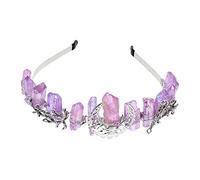 KAILIKETIY 1pc Crystal Decor Headband for Women Premium Headdress Elegant Hair Accessory for Brides and Girls for Parties and Photography Touch of Fairy Charm