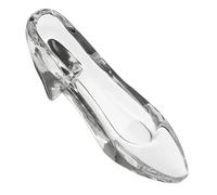 KAILIKETIY 1Pc Decorative Mini Crystal High Heel Shoe Ornament Desktop Decor for Home Office Creative Bling Design for Women Stylish Accent