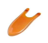 KAILIKETIY 1Pc Durable Ox Horn Massager Board for Nose Bridge Eye Socket Random Color Essential Oil Compatible Massage Tool for Spa Home Use Safe Portable Practical Facial Care