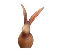 KAILIKETIY 1Pc Nordic Rabbit Decor Resin Craft Household Easter Ornament Wood Color Figurine for Living Room Office Garden and Outdoor Landscape for Rabbit