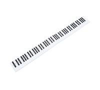 KAILIKETIY 1pc Piano Comparison Chart for Beginners Key Practice Card Portable White for Easy Learning and Key Understanding