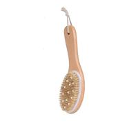 KAILIKETIY 1pc Wood Handle Bath Bristle Brush Exfoliating Body Care Scrubber for Deep Cleansing and Reviving Dull Skin for Spa and Shower Use Easy to Clean and Store