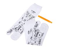 KAILIKETIY 1Set Acupressure Socks with Massage Stick Elastic Reflexology Socks for Foot Massage Comfortable and Durable Design for Beginners and Unisex Use