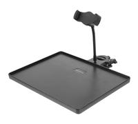 KAILIKETIY 1set Adjustable Phone Tray Stand for Live Broadcasts Sound Card Holder Soft Mobile Clamp for Studio Stage and Streaming Construction Smooth Finish for Easy Use