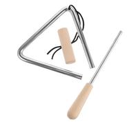 KAILIKETIY 1Set Musical Triangle Instrument for Hand Percussion Triangle for Music Learning and Early Education for Kindergartens and Home Use Fun and Engaging Sound