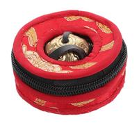 KAILIKETIY 1set Nepalese Copper Cymbals for Yoga Meditation Sound Musical Instrument with Artistic Design Soothing Tone Convenient Storage for Relaxation Percussion Use